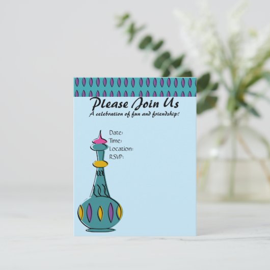 Genie flessen 2010 kaart (Staand voorkant)