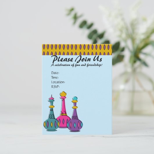 Genie flessen 2010 kaart (Staand voorkant)