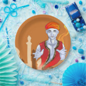 Genie/Jinn Papieren Bordje (Feest)