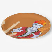 Genie/Jinn Papieren Bordje (Gekanteld)