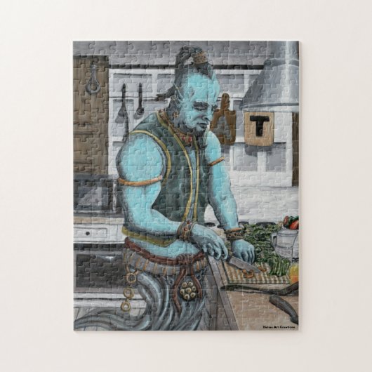 Genie Koken Keuken Magisch Medium Jigsaw Puzzel (Verticaal)