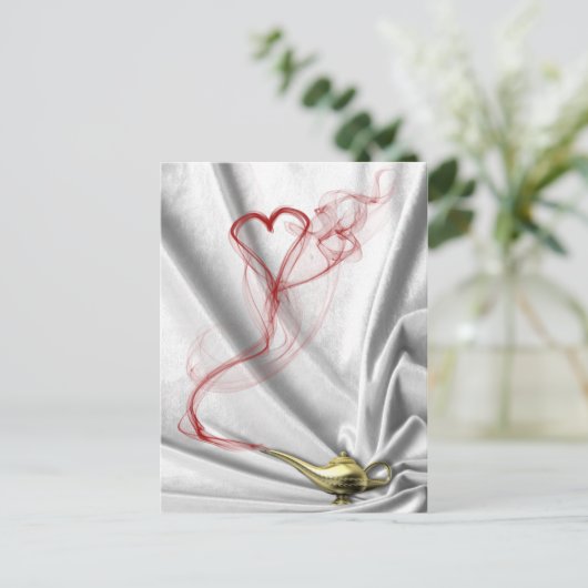 Genie Lamp met heetrok - Briefkaart (Staand voorkant)