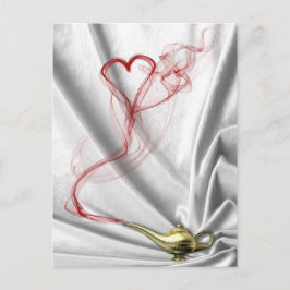 Genie Lamp met heetrok - Briefkaart