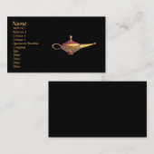 Genie Lamp Visitekaartje (Voorkant / Achterkant)