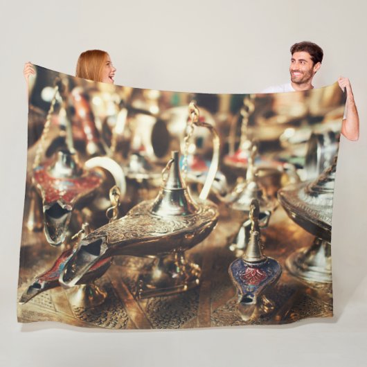 GENIE LAMPEN FLEECE DEKEN (In situ)