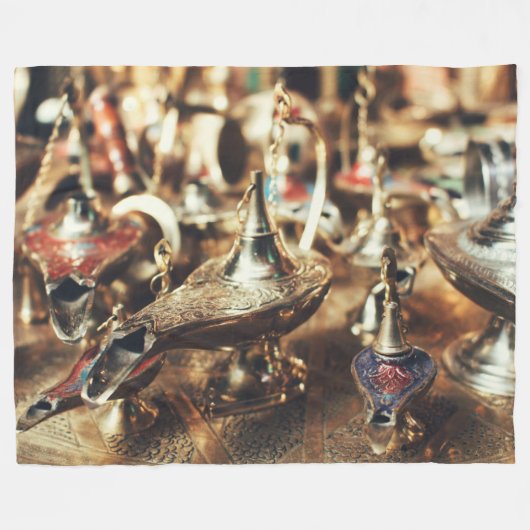 GENIE LAMPEN FLEECE DEKEN (Voorkant (Horizontaal))