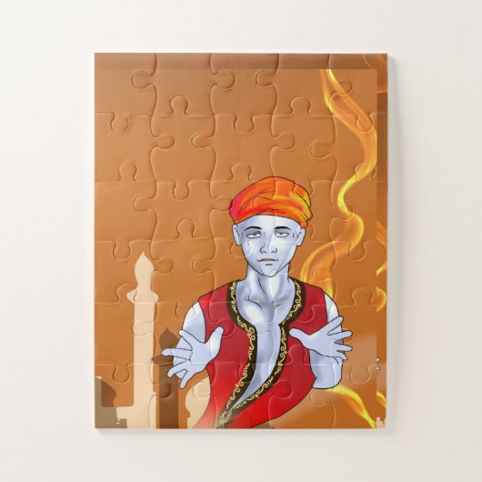 Genie legpuzzel (Verticaal)