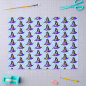 Genie Magic Carpet Lamp Blue Sky Tissuepapier (Craft)