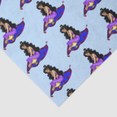 Genie Magic Carpet Lamp Blue Sky Tissuepapier (Detail)