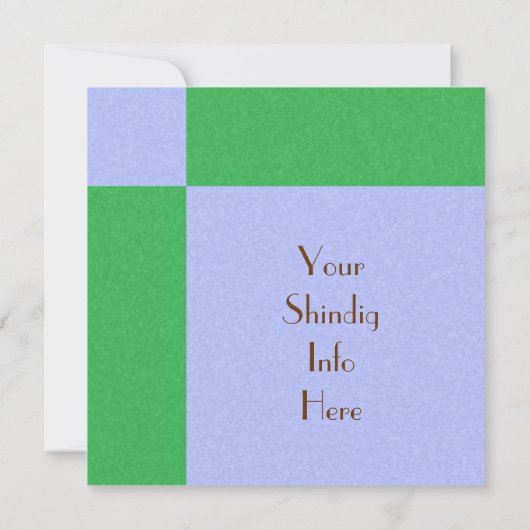 Genie op een fles kaart (Achterkant)