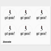 Genie Ronde Sticker (Vel)