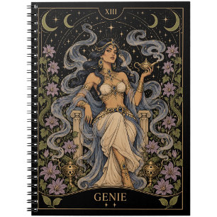 Genie, Starlit Tarot Kunst Notitieboek