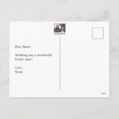 Genie van de Kippenhok Coup Feestdagenkaart (Achterkant)