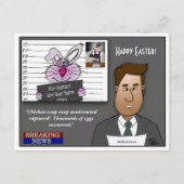 Genie van de Kippenhok Coup Feestdagenkaart (Voorkant)