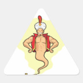 Genie verschijnen van Magic Lamp Sticker (Voorkant)