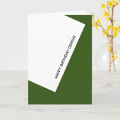 genie voor gelukkige verjaardag kaart (Gele Bloem)