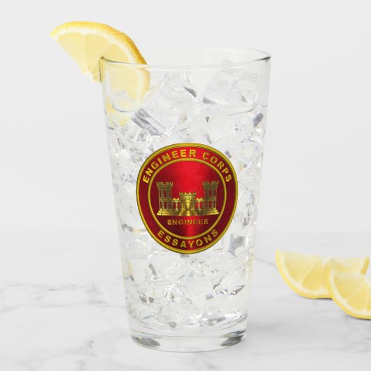 Geniekorps Glas (Voorkant ijs)
