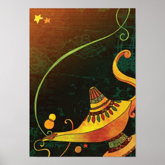 Genie's Lamp Poster (Voorkant)