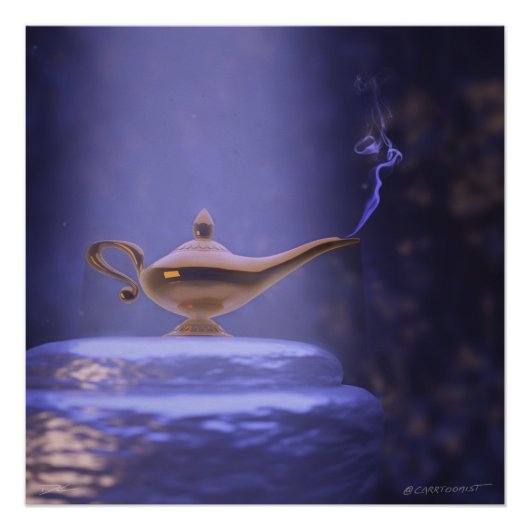 Genie's Lamp Poster (Voorkant)
