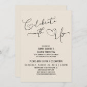 Geniet alleen van  Cream Reception met ons Kaart (Voorkant / Achterkant)