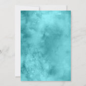 Geniet alleen van ons hart en Blauwgroen ontvangst Kaart (Achterkant)