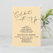 Geniet alleen van  Perzikontvangst Kaart (Staand voorkant)