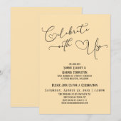 Geniet alleen van  Perzikontvangst Kaart (Voorkant / Achterkant)