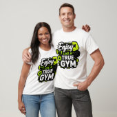 Geniet als een echte gym fitness design t-shirt (Unisex)