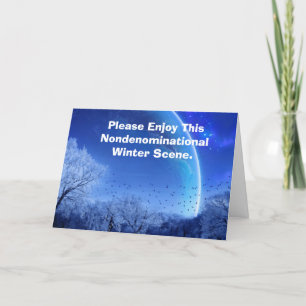 Geniet alsjeblieft van deze niet-denominationale w feestdagen kaart
