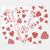 Geniet altijd van je favoriete tas fleece deken (Voorkant (Horizontaal))