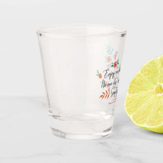 Geniet elke dag van een glazen schoen (Links)