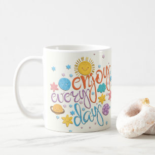 Geniet elke dag van koffiemok
