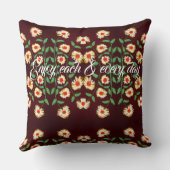 Geniet elke dag van kussen (Achterkant)