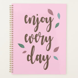 Geniet elke dag van tekst met veermotivatie planner