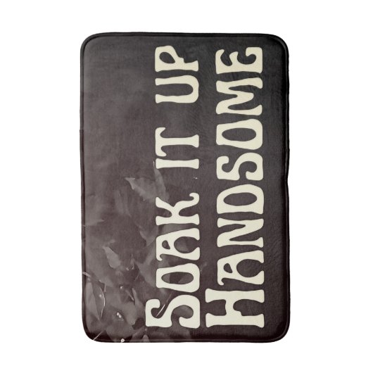 Geniet er knap van badmat (Voorkant Verticaal)