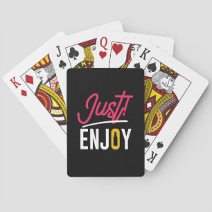 Geniet gewoon van bier pokerkaarten