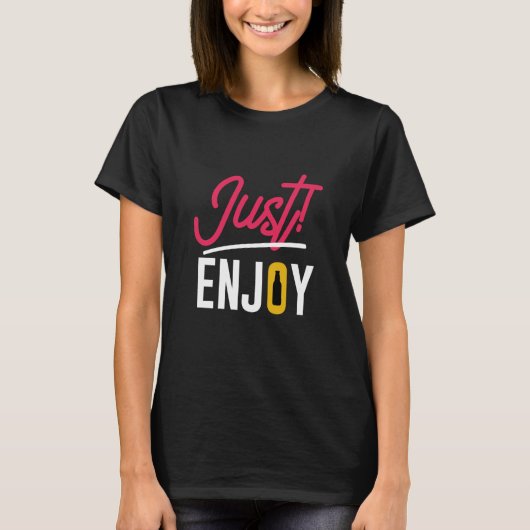 Geniet gewoon van bier t-shirt (Voorkant)