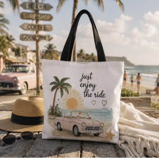 Geniet gewoon van de rit strandtas tote bag