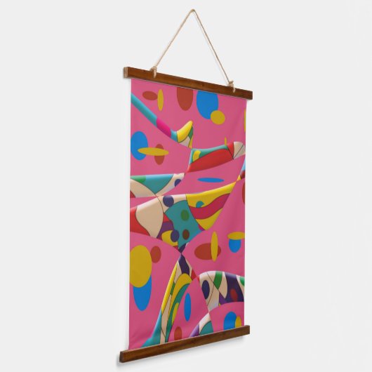 Geniet Hangend Wandkleed (Gebogen)