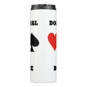 Geniet niet van Emotional Play Duplicate Bridge Thermosbeker (Achterkant)