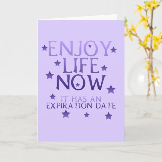 Geniet nu van het Wenskaart van het Leven Kaart (Gele Bloem)