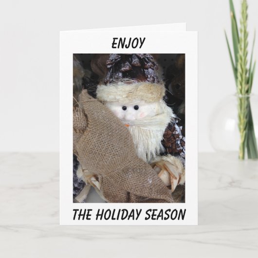 GENIET OOK HET HOLIDAY EN HET NIEUWE JAAR FEESTDAGEN KAART (Voorkant)