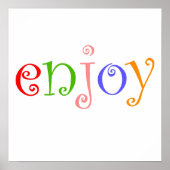 Geniet Poster (Voorkant)