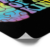 Geniet van alle soorten en bewust maken poster (Hoek)