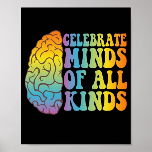 Geniet van alle soorten en bewust maken poster (Voorkant)