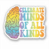 Geniet van alle soorten en bewust maken sticker (Voorkant)