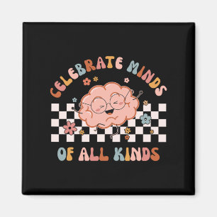 Geniet van allerlei soorten Shirt van neurodiversi Magneet