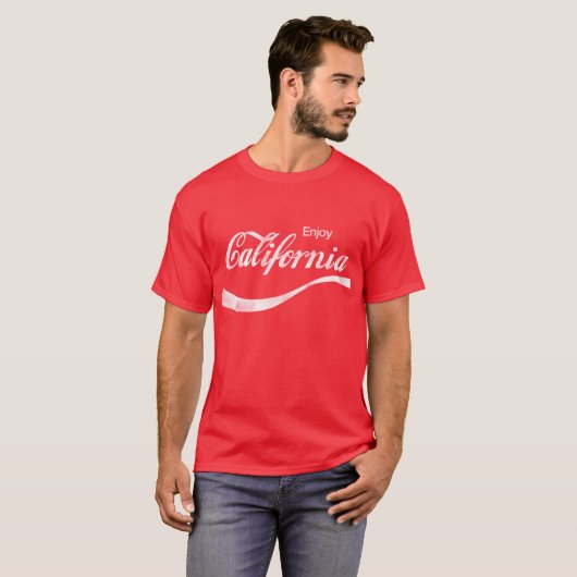 Geniet van Californië T-shirt (Voorkant volledig)