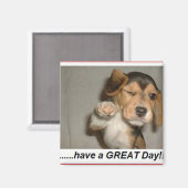 Geniet van dagmagneet magneet (Voorkant / Achterkant)