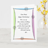 Geniet van de 55ste verjaardag kaart (Gele Bloem)